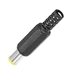 RUITEXUN DC 6.0x4.4mm オス電源はんだタイプコネクタ、DC 6.0mm x 4.4mm オスプラグはんだコネクタ DC電源プラグはんだ DIY DCバレルコネクタアダプター