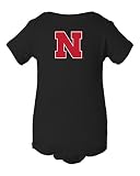 Nebraska Cornhuskers " N " Infant Onesie ブラック
