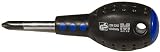 Morris 52128 Ergonomic Cushion Grip Screwdriver, Phillips, #2 Size, Stubby Length [並行輸入品]