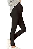 Sweet Mommy マタニティパンツ スキニー スーパーストレッチ コットンリブ M ブラック