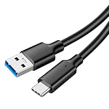 LeTradeJP USB-C & USB-A 3.2 ケーブル 3A急速充電10Gpbs pvcマテリアル Galaxy S24/Pixel/Google/X-peria/LG等対応 (ブラック1m)