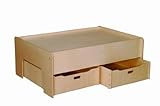 Little Colorado Play Table and Storage Drawers, Natural [並行輸入品]