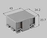LIXIL部品 新日軽ブランド部品 装飾窓 上げ下げ：障子ストッパー[E8IS1135] プライムブラウン[V8IS1135]