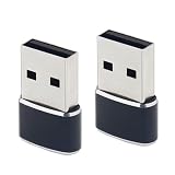 【2個入り】USB CメスからUSB Aオス変換アダプター USB Type-C変換アダプタ タイプc 変換 usb c USB A オス アダプターType-Cケーブル用 充電・データ転送対応