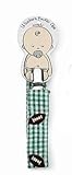 Baby Sports Embroidered Pacifier Clip- FOOTBALL - 174439 by Mud Pie [並行輸入品]