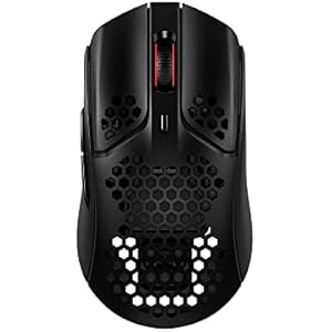 ハイパーエックス(HyperX) HyperX Pulsefire Hasteワイヤレスゲーミングマウス ゲーマー向け 超軽量六角シェルデザイン 61グラム ブラック 2年保証 4P5D7AA