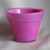 イタリア製樹脂ポット(植木鉢/プランター) ジェリー φ20cm/穴無し ピンク 〔ガーデニング用品/園芸〕