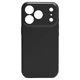 Simplism シンプリズム iPhone 17 Pro [NUNO] MagSafe対応 背面シリコンレザーケース TR-IP25M3-NNSL-SIBK