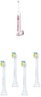 フィリップス 電動歯ブラシ ソニッケアー【ヘルシー ホワイト】 ピンク HX6765/43+替ブラシ ミニ タイプ4本組 HX6074/01