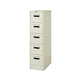 プラス　ファイリングキャビネット　K型　B判　５段　B5-5　エルグレー