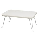 ミニーテーブル(ホワイト/白) 幅45cm 机/折り畳み/ミニサイズ/スリム/軽量/キッズ/子供/パステルカラー/完成品/NK-451