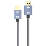 GUROYI 8K DisplayPort ケーブル 1.4規格 240Hz対応 高耐久ナイロン DPケーブル 編み材 DP ディスプレイポート ケーブル 【VESA認証】DP1.4規格 8K@60HZ/4K@144Hz/2K@240Hz 32.4Gbps HDR HDCP2.2 DP ケーブル 1.4 規格 映像・音声同期出力 DPケーブル 240hz対応 DP to DP ケーブル 編み材 (3M)