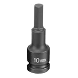 Grey Pneumatic (2910M) 1/2' Drive x 10mm Hex Driver Socket [並行輸入品]