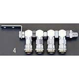 エスコ Ｇ１／２”／４連マルチ連結自在カップリング EA140DL-4