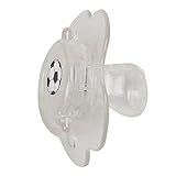 【ノーブランド品】面白い　ベビー　赤ちゃん　おしゃぶり　乳首　シリコーン　安全　 入眠ナビ　6ヶ月以上　全5色 - クリア