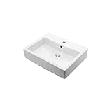 カクダイ デュラビット 角型洗面器 1ホール #DU-0452600000