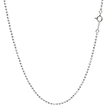 [シアーズ] カットボール チェーン ネックレス シルバー sv 925 幅 1.8mm 40cm