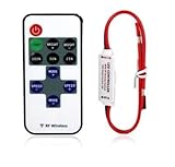 SMAKN? Mini LED Controller Dimmer with RF Wireless Remote Control DC 5~24V 12A R106 [並行輸入品]