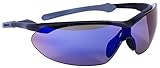 Forney 55434 Safety Glasses, Flight with Black Frame, Blue Mirror Lens by Forney