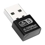 10Gtek 1300Mbps mini 無線 USB Wifi アダプター 無線LAN子機 デュアルバンド USB2.0 2.4GHz/5GHz【TELEC認証済（認証番号：214-118694）】