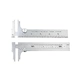 Starrett Vernier Calipers, Stainless Steel, for Inside and Outside Measurements, Inch, 0-3.75 Range,