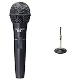 オーディオテクニカ ダイナミックマイクロホン PRO41 & audio-technica 卓上マイクスタンド AT8652