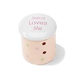 Dicksons Jesus Loves Me Keepsake Box, Pink by Dicksons