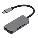 アイネックス(AINEX) USB Type-C接続 マルチアダプタ 3in1 USB-CDOCK02