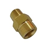Fenteer 真ちゅう　クイックコネクタ　ホース　ジョイナ　洗浄機用　高圧　11.5mmオス〜14mmオス　