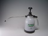 フルプラ プレッシャー式噴霧器 25cmノズル付1L（ダークグレー）噴霧器　ニューシースルー No.4130