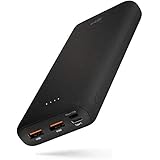 シリコンパワー モバイルバッテリー 大容量 20000mAh PD20W/QC3.0 急速充電 Type A - Type CとType C - Type Cケーブル2本が同梱３台同時充電可能