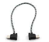 VECASDEN USB C - C リモートコントローラーケーブル 対応DJI Mini 2 Mini 3 Pro Air 2S Air 3 90度 OTG データコードアクセサリー (USB Cコネクター) 30CM
