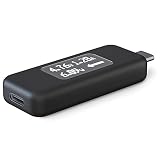 Plugable USB-C 電流電圧チェッカー 100W 対応、USB Type-C ポート搭載ラップトップ、ケーブル、スマートフォン、充電器を計測