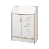 ベビーカウンター ホワイト×ベージュ タイプ／幅×奥行（cm）：Ｃ／６３×４０