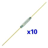 磁気センサー，SODIAL(R)10ｘMKA-10110 10-15AT磁気センサー N/O SPSTコンタクトリードスイッチ