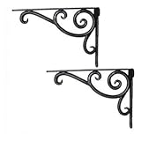 ブラケット シェルフサポート 棚受け １セット/２個 アイアン 【奥行22×高16cm】 INK-1401025H