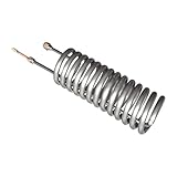 プレート熱交換器 チタンチューブエバポレーター、ストレートチタンチューブ熱交換器。 1-5チラー魚介類淡水魚タンク熱交換器。 (Color : 2.5, Size : 1)