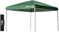 FIELDOOR 組立て簡単!! 3.0ｘ3.0m ワンタッチタープテント グリーン G03 【別売りオプションパーツが豊富】 (高耐水加工＆シルバーコーティング/UVカットコーティング)