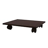 【オプション単品】 キューブボックスα 専用キャスター台 ブラウン用 【 カラーボックス キャスターキャスター付き プレート 台 キューブボックス 】