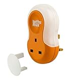brother max? 2-in-1, Dual Purpose Nightlight and Socket, 0m+ (Orange) by Brother Max