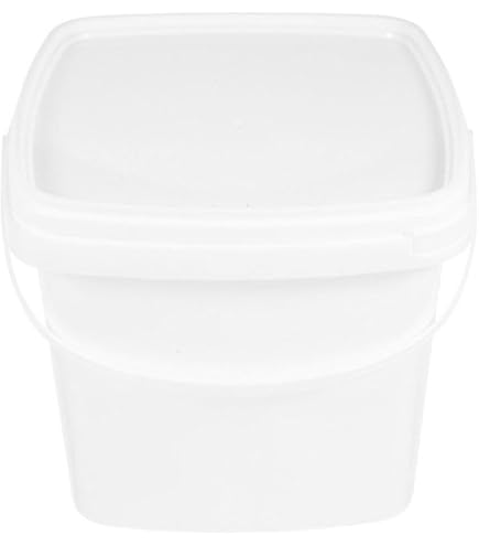 Amazon｜Cabilock プラスチックバレル 蓋付き四角バケツ