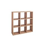 [ベルメゾン] オープンシェルフ・ラック 連結 ラック ナチュラル Ｂ（９マス）