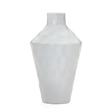 Torre & Tagus 901579A Penta Ceramic Vase, Tall, White