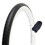 シンコー 20インチ 自転車 タイヤ 1.5mm極厚チューブ セット スタンダードタイヤ 20×1.75 ブラック/ホワイト H/E SR133 60244