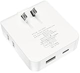 AKIRARI 【16mm超薄型】USB PD充電器 20W PD20W/QC3.0/最大3A ACアダプター 急速充電器 2口同時に充電 USB-C タイプC Type-C スマホ充電器 高速充電 iPhone Android PSE認証 折りたたみ式 【 iPhone SE3 / 14 / 13 / 12 / iPad/Android 各種対応】 (ホワイト色)