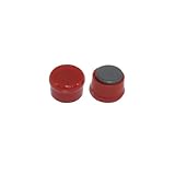 ミツヤ カラーマグネット 10mm 赤 20個入 MR-10-RD