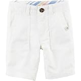 Carter's(カーターズ) ヘリンボーンショーツ ホワイト ボトムスショートパンツ 3歳【並行輸入】