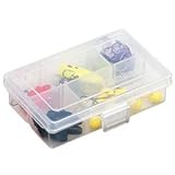 Flambeau 1002 Tuff Tainer See-Through Storage Box, 4 Fixed Compartments, 2 Zerust Dividers [並行輸入品]