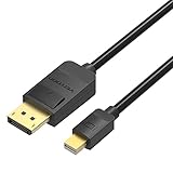 VENTION Mini DP to DPケーブル 2m ブラック HDCP対応 4K Mini DPオス DPオス