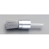 エスコ １５mm／６．０mm軸軸付ブラシ（筒型／＃３２０） EA819BK-42